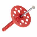 Дюбель для теплоизоляции Tech-Krep 10х90 мм металлический гвоздь (100 шт.) Дюбель для теплоизоляции Tech-Krep 10х90 мм металлический гвоздь (100 шт.)