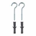 Шуруп-полукольцо с дюбелем 6,0x70 мм SX-10 Wkret-met (2 шт.) Шуруп-полукольцо с дюбелем 6,0x70 мм SX-10 Wkret-met (2 шт.)