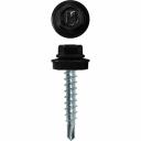 Кровельный саморез Daxmer 4,8х29 RAL9005 306427 Кровельный саморез Daxmer 4,8х29 RAL9005 306427