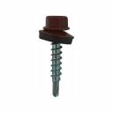 Кровельный оцинкованный саморез STARFIX 5,5x19 мм, RAL 3011, 100 шт. SMP2-31697-100 Кровельный оцинкованный саморез STARFIX 5,5x19 мм, RAL 3011, 100 шт. SMP2-31697-100