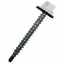 Саморезы Саморез кровельный Starfix SMP2-50401-50, 5.5х25 мм цинк, шайба с прокл., PT3, RAL 9003 (50 шт в пласт. конт.) Саморезы Саморез кровельный Starfix SMP2-50401-50, 5.5х25 мм цинк, шайба с прокл., PT3, RAL 9003 (50 шт в пласт. конт.)