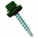 Саморезы Саморез кровельный Starfix SMP2-81471-50, 5.5х25 мм цинк, шайба с прокл., PT3, RAL 6002 (50 шт в пласт. конт.) Саморезы Саморез кровельный Starfix SMP2-81471-50, 5.5х25 мм цинк, шайба с прокл., PT3, RAL 6002 (50 шт в пласт. конт.)