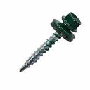 Саморезы Саморез кровельный Starfix SMV1-65462-5, 4.8х29 мм, цинк, шайба с прокладкой, PT1, RAL 6005, 5 кг Саморезы Саморез кровельный Starfix SMV1-65462-5, 4.8х29 мм, цинк, шайба с прокладкой, PT1, RAL 6005, 5 кг