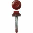 Оцинкованные саморезы для крепления кровельных материалов к деревянной обрешетке Саморезы Зубр для крепления кровельных материалов к деревянной обрешетке, цвет RAL 3003 рубиново-красный, оцинкованный, 4,8x35мм, 1800шт 4-300310-48-035-3003 Оцинкованные саморезы для крепления кровельных материалов к деревянной обрешетке Саморезы Зубр для крепления кровельных материалов к деревянной обрешетке, цвет RAL 3003 рубиново-красный, оцинкованный, 4,8x35мм, 1800шт 4-300310-48-035-3003