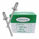Заклепка вытяжная 2.4х10 Sorrex - это высококачественный крепежный элемент, который сочетает в себе прочность и долговечность. Произведенная из алюминия с содержанием магния 2,5%, эта заклепка обеспечивает отличную устойчивость к коррозии и механическим воздействиям. Стержень заклепки выполнен из оцинкованной стали, что гарантирует высокую прочность и долговечность соединения. Диаметр отверстия - 2,5-2,6мм. Толщина соединяемых материалов составляет 6-8 мм, а диаметр бортика - 5мм. Заклепка вытяжная 2.4х10 Sorrex - это надежный и долговечный выбор для тех, кто ценит качество и надежность. Идеально для дома, гаража, ремонта, строительства, машины, дачи, монтажа, сборки. Заклепка вытяжная 2.4х10 Sorrex - это высококачественный крепежный элемент, который сочетает в себе прочность и долговечность. Произведенная из алюминия с содержанием магния 2,5%, эта заклепка обеспечивает отличную устойчивость к коррозии и механическим воздействиям. Стержень заклепки выполнен из оцинкованной стали, что гарантирует высокую прочность и долговечность соединения. Диаметр отверстия - 2,5-2,6мм. Толщина соединяемых материалов составляет 6-8 мм, а диаметр бортика - 5мм. Заклепка вытяжная 2.4х10 Sorrex - это надежный и долговечный выбор для тех, кто ценит качество и надежность. Идеально для дома, гаража, ремонта, строительства, машины, дачи, монтажа, сборки.