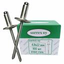 Заклепка SORREX 4.8х22х16 100 шт. 2ASLA 48220 100 Заклепка SORREX 4.8х22х16 100 шт. 2ASLA 48220 100
