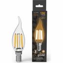 Лампа Филаментная Gauss Лампа Filament Свеча на ветру Е14 13W 1100lm 2700К 104801113 Лампа Филаментная Gauss Лампа Filament Свеча на ветру Е14 13W 1100lm 2700К 104801113