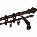 Двухрядный карниз Арт-Декор D20 D10 коричневый 160 см металл CLASSIC 4620748740110 предназначен для развешивания штор. Карниз изготовлен из алюминиевых штанг, диаметром 20 и 10 мм. Этот карниз надежен и долговечен. Кольца с металлическими зажимами двигаются по штангам свободно и легко. Карниз сделан в классическом стиле, отличается невысокой ценой и идеально подходит для установки в гостиной или спальне. Штанги и кронштейны покрыты качественной порошковой краской, которая дополнительно защищает от воздействия коррозии. Еще одним преимуществом карниза является возможность отрезать штанги до нужного размера обычной ножовкой по металлу. В комплектацию карниза входят штанги, наконечники, кронштейны, зажимы на кольцах и крепеж. Двухрядный карниз Арт-Декор D20 D10 коричневый 160 см металл CLASSIC 4620748740110 предназначен для развешивания штор. Карниз изготовлен из алюминиевых штанг, диаметром 20 и 10 мм. Этот карниз надежен и долговечен. Кольца с металлическими зажимами двигаются по штангам свободно и легко. Карниз сделан в классическом стиле, отличается невысокой ценой и идеально подходит для установки в гостиной или спальне. Штанги и кронштейны покрыты качественной порошковой краской, которая дополнительно защищает от воздействия коррозии. Еще одним преимуществом карниза является возможность отрезать штанги до нужного размера обычной ножовкой по металлу. В комплектацию карниза входят штанги, наконечники, кронштейны, зажимы на кольцах и крепеж.