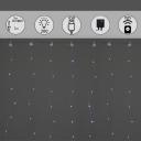 Гирлянда светодиодная занавес Роса 3х2м 200LED с контроллером и пультом Sneha A-973 W c Гирлянда светодиодная занавес Роса 3х2м 200LED с контроллером и пультом Sneha A-973 W c