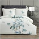Комплект постельного белья Arya Simple Living Denney, 2-спальное, сатин, белый Комплект постельного белья Arya Simple Living Denney, 2-спальное, сатин, белый