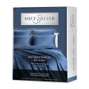 SOFT SILVER Антибактериальная простыня на резинке Antibacterial Bedsheet, 180х200х30 см. Цвет: «Круиз» (синий), коллекция Diamond SOFT SILVER Антибактериальная простыня на резинке Antibacterial Bedsheet, 180х200х30 см. Цвет: «Круиз» (синий), коллекция Diamond