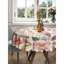 Круглая тканевая скатерть на стол JOYARTY с рисунком "цветочная солянка" 150х150 см rtcf01_30479_150x150 станет стильным дополнением вашей кухни.Скатерть диаметром 150 см идеально подходит не только для ежедневного использования, но и для встречи гостей, семейных и тематических праздников.Изделие изготовлено из волокон прочного и гипоаллергенного полиэстера плотностью 175 г/кв.м.Изображение нанесено на ткань с помощью технологии сублимационной печати, благодаря чему скатерть сохраняет свой цвет и хорошо переносит множество стирок.Внимание! В зависимости от цветопередачи экрана монитора, яркость рисунка может отличаться от изображения на сайте. Допустимо отклонение в размерах полотна в пределах 2-3 см. Круглая тканевая скатерть на стол JOYARTY с рисунком "цветочная солянка" 150х150 см rtcf01_30479_150x150 станет стильным дополнением вашей кухни.Скатерть диаметром 150 см идеально подходит не только для ежедневного использования, но и для встречи гостей, семейных и тематических праздников.Изделие изготовлено из волокон прочного и гипоаллергенного полиэстера плотностью 175 г/кв.м.Изображение нанесено на ткань с помощью технологии сублимационной печати, благодаря чему скатерть сохраняет свой цвет и хорошо переносит множество стирок.Внимание! В зависимости от цветопередачи экрана монитора, яркость рисунка может отличаться от изображения на сайте. Допустимо отклонение в размерах полотна в пределах 2-3 см.