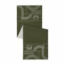 Дорожка на стол Cave maze из коллекции Ethnic превратит обыденную сервировку в праздничную. Благодаря спокойной цветовой гамме она легко сочетается с посудой и салфетками любых оттенков. Текстильное изделие можно размещать поверх скатерти или непосредственно на столешнице. Особенности и преимущества: - Выполнена из экологичного, прочного, устойчивого к износу и деформации 100% хлопка. - Может использоваться для повседневной и праздничной сервировки, в том числе и для обозначения мест при рассадке гостей. - Благодаря дизайну в этно-стиле с элементами в виде вышивки привносит в сервировку интересный акцент. Материал: 100% хлопок. Размеры: 45х150 см. ! Стирка запрещена ! Гладить при максимальной температуре 110? C ! Барабанная сушка запрещена ! Не отбеливать ! Возможна сухая чистка Дорожка на стол Cave maze из коллекции Ethnic превратит обыденную сервировку в праздничную. Благодаря спокойной цветовой гамме она легко сочетается с посудой и салфетками любых оттенков. Текстильное изделие можно размещать поверх скатерти или непосредственно на столешнице. Особенности и преимущества: - Выполнена из экологичного, прочного, устойчивого к износу и деформации 100% хлопка. - Может использоваться для повседневной и праздничной сервировки, в том числе и для обозначения мест при рассадке гостей. - Благодаря дизайну в этно-стиле с элементами в виде вышивки привносит в сервировку интересный акцент. Материал: 100% хлопок. Размеры: 45х150 см. ! Стирка запрещена ! Гладить при максимальной температуре 110? C ! Барабанная сушка запрещена ! Не отбеливать ! Возможна сухая чистка