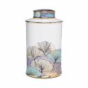 Ваза с крышкой Гарда Декор Листья Гинкго Ваза с крышкой Гарда Декор Листья Гинкго