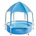 Каркасный бассейн с навесом 183х38см Intex Canopy Metal Frame 28209 Каркасный бассейн с навесом 183х38см Intex Canopy Metal Frame 28209