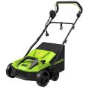 Аэратор-скарификатор электрический Greenworks GDT15, 1500 Вт, 36 см, 45 л, 20 ножей Аэратор-скарификатор электрический Greenworks GDT15, 1500 Вт, 36 см, 45 л, 20 ножей