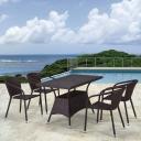 Комплект плетеной мебели Afina T198D/Y137C-W53 Brown 4Pcs Комплект плетеной мебели Afina T198D/Y137C-W53 Brown 4Pcs