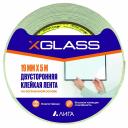Лента клейкая X-Glass двусторонняя на вспененной основе белая 19 мм 5 м Лента клейкая X-Glass двусторонняя на вспененной основе белая 19 мм 5 м