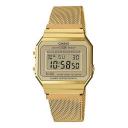 Часы CASIO Waterproof Quartz Unisex Mens Gold Digital, желтый Часы CASIO Waterproof Quartz Unisex Mens Gold Digital, желтый