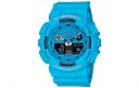 Женские часы Casio GA-100RS-2A с жидкокристаллическим и аналоговым двойным дисплеем синего цвета Женские часы Casio GA-100RS-2A с жидкокристаллическим и аналоговым двойным дисплеем синего цвета