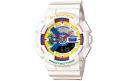 CASIO Часы Men Black Watch GA-111DR-7A, Multicolor Dial and White Band CASIO Часы Men Black Watch GA-111DR-7A, Multicolor Dial and White Band
