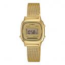 Часы CASIO Waterproof Quartz Unisex Gold Digital, золотой Часы CASIO Waterproof Quartz Unisex Gold Digital, золотой