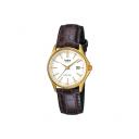 CASIO Часы Women's Standard Series 24mm White Watch LTP-1183Q-7A, White Dial Brown Strap CASIO Часы Women's Standard Series 24mm White Watch LTP-1183Q-7A, White Dial Brown Strap