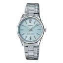 Часы CASIO Quartz Waterproof Stainless Steel Strap Silver Analog, цвет silver Часы CASIO Quartz Waterproof Stainless Steel Strap Silver Analog, цвет silver