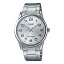 Часы CASIO Men's Stainless Steel Strap Silvery Dial Mens Analog, мультиколор Часы CASIO Men's Stainless Steel Strap Silvery Dial Mens Analog, мультиколор