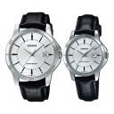 Часы CASIO Couple Quartz Waterproof Unisex Mens Black Analog, черный Часы CASIO Couple Quartz Waterproof Unisex Mens Black Analog, черный