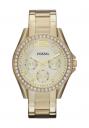 Женские часы Райли ES3203 FOSSIL, золото Женские часы Райли ES3203 FOSSIL, золото