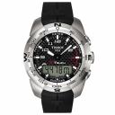 TISSOT Часы Quartz Movement Men's Watch Black Dial Stainless Steel Case Rubber Strap, Black Dial TISSOT Часы Quartz Movement Men's Watch Black Dial Stainless Steel Case Rubber Strap, Black Dial