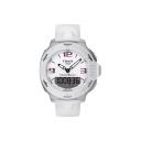 TISSOT Часы Race Collection Quartz Movement Men's Watch Watch 42.15mm White Dial Stainless Steel Case Rubber Strap, White Dial TISSOT Часы Race Collection Quartz Movement Men's Watch Watch 42.15mm White Dial Stainless Steel Case Rubber Strap, White Dial