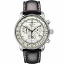 ZEPPELIN Часы Hundred Years Collection Quartz Movement Men's Watch Watch Silver Dial Stainless Steel Case Leather Strap, 8680-3 (all-over glow-in-the-dark) ZEPPELIN Часы Hundred Years Collection Quartz Movement Men's Watch Watch Silver Dial Stainless Steel Case Leather Strap, 8680-3 (all-over glow-in-the-dark)