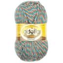 Пряжа ADELIA "ZOLTAN" 100% шерсть 100 г 115 м №134 бежевый-бирюзовый-коричневый Пряжа ADELIA "ZOLTAN" 100% шерсть 100 г 115 м №134 бежевый-бирюзовый-коричневый