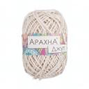Пряжа "JUTE" 100 г, 90 м (1 моток), ARACHNA, № 001 белый Пряжа "JUTE" 100 г, 90 м (1 моток), ARACHNA, № 001 белый