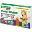Пластилин классический BRAUBERG KIDS, 36 цветов, 540 г, стек, высшее качество, 106678 Пластилин классический BRAUBERG KIDS, 36 цветов, 540 г, стек, высшее качество, 106678