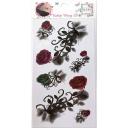 LUKKY Набор тату 3D, розы LUKKY Набор тату 3D, розы