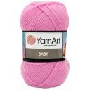Пряжа Yarnart Baby ярко-розовый (10119), 100%акрил, 150м, 50г, 1шт Пряжа Yarnart Baby ярко-розовый (10119), 100%акрил, 150м, 50г, 1шт