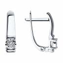 Серьги SOKOLOV из белого золота с бриллиантами 1021311-3 Серьги SOKOLOV из белого золота с бриллиантами 1021311-3