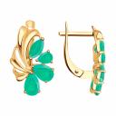 Серьги SOKOLOV из золота с агатами 724763 Серьги SOKOLOV из золота с агатами 724763