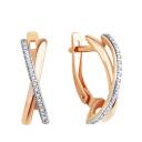 Серебряные серьги с фианитами Серебряные серьги с фианитами