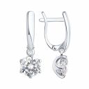 Серьги SOKOLOV из серебра с фианитами Серьги SOKOLOV из серебра с фианитами