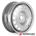 Штампованный диск 64A45R 6x15/4*100 D54.1 ET45 Silver Штампованный диск 64A45R 6x15/4*100 D54.1 ET45 Silver