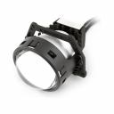 Светодиодные двухрежимные модули освещения проекторного типа (дальний/ближний) предназначены для доработки фар головного света транспортных средств с напряжением сети 12В.Обладают правильно распределенным световым потоком теплого белого цвета свечения 4300К. Формируют единообразный европейский луч, удовлетворяющий требованиям, установленным для дорог с правосторонним движением.Компактная гибридная система охлаждения, состоящая из металлического радиатора с обдувом охлаждает светодиод до рабочей температуры даже при высоких температурах окружающей среды.В комплект входит кронштейн(2шт.)для установки модуля в рефлектор , взамен галогенной лампы H4, H7, HB4.Устанавливаются в герметичный корпус фары на элементы позволяющие произвести регулировку уровня свето-теневой границы.Яркость светоизлучающего элемента - 3200 lm ±10%Яркость ближний свет - 1500 lm ±10%Яркость дальний свет - 2100 lm ±10%Габаритный размер - 122mm x 105mm x 82mmРазмер линзы - 3" Светодиодные двухрежимные модули освещения проекторного типа (дальний/ближний) предназначены для доработки фар головного света транспортных средств с напряжением сети 12В.Обладают правильно распределенным световым потоком теплого белого цвета свечения 4300К. Формируют единообразный европейский луч, удовлетворяющий требованиям, установленным для дорог с правосторонним движением.Компактная гибридная система охлаждения, состоящая из металлического радиатора с обдувом охлаждает светодиод до рабочей температуры даже при высоких температурах окружающей среды.В комплект входит кронштейн(2шт.)для установки модуля в рефлектор , взамен галогенной лампы H4, H7, HB4.Устанавливаются в герметичный корпус фары на элементы позволяющие произвести регулировку уровня свето-теневой границы.Яркость светоизлучающего элемента - 3200 lm ±10%Яркость ближний свет - 1500 lm ±10%Яркость дальний свет - 2100 lm ±10%Габаритный размер - 122mm x 105mm x 82mmРазмер линзы - 3"