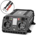 Автомобильный инвертор TopON TOP-PI1202 1200W 2 розетки, USB, Type-C, LCD экран, пиковая мощность 2400W Черный Автомобильный инвертор TopON TOP-PI1202 1200W 2 розетки, USB, Type-C, LCD экран, пиковая мощность 2400W Черный