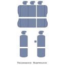 Комплект чехлов Автопилот Ромб Volkswagen Polo Sd (40/60) с 10-20г. Черный + Темно-бежевый Комплект чехлов Автопилот Ромб Volkswagen Polo Sd (40/60) с 10-20г. Черный + Темно-бежевый