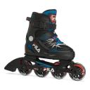 Ролики Fila X-ONE black/blue/red, S (29-32)