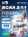 БСАА Be First BCAA Classic Powder 2:1:1 200 г, Лесные ягоды БСАА Be First BCAA Classic Powder 2:1:1 200 г, Лесные ягоды