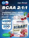 БСАА Be First BCAA Classic Powder 2:1:1 200 г, Вишня БСАА Be First BCAA Classic Powder 2:1:1 200 г, Вишня